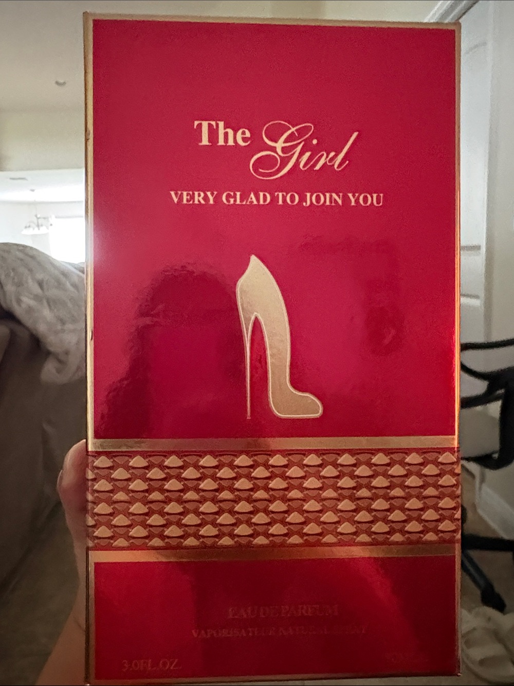 The Girls Red High Heel Bottle Accent